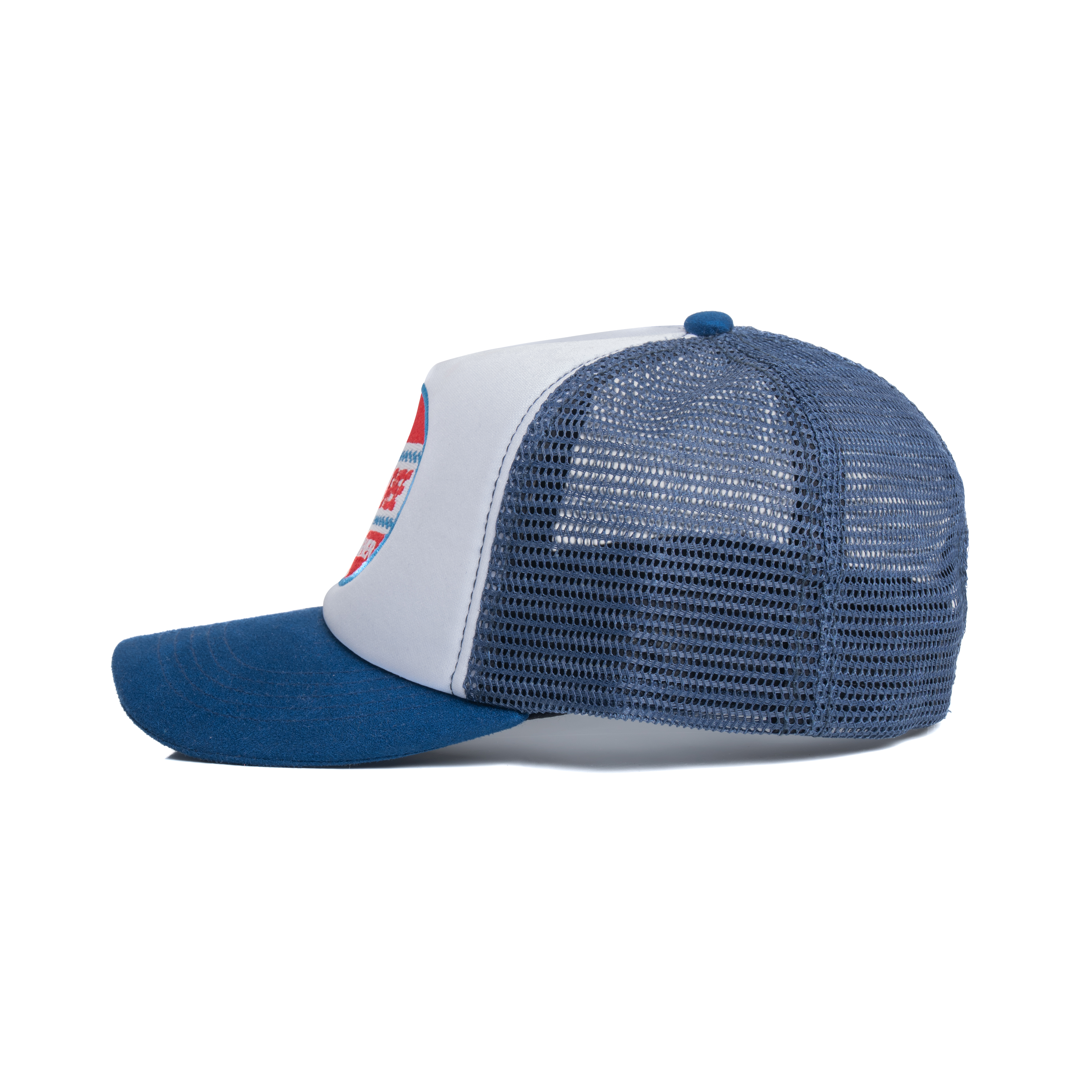 Ride and Rise -  Nitra Trucker Hat Navy and White 3