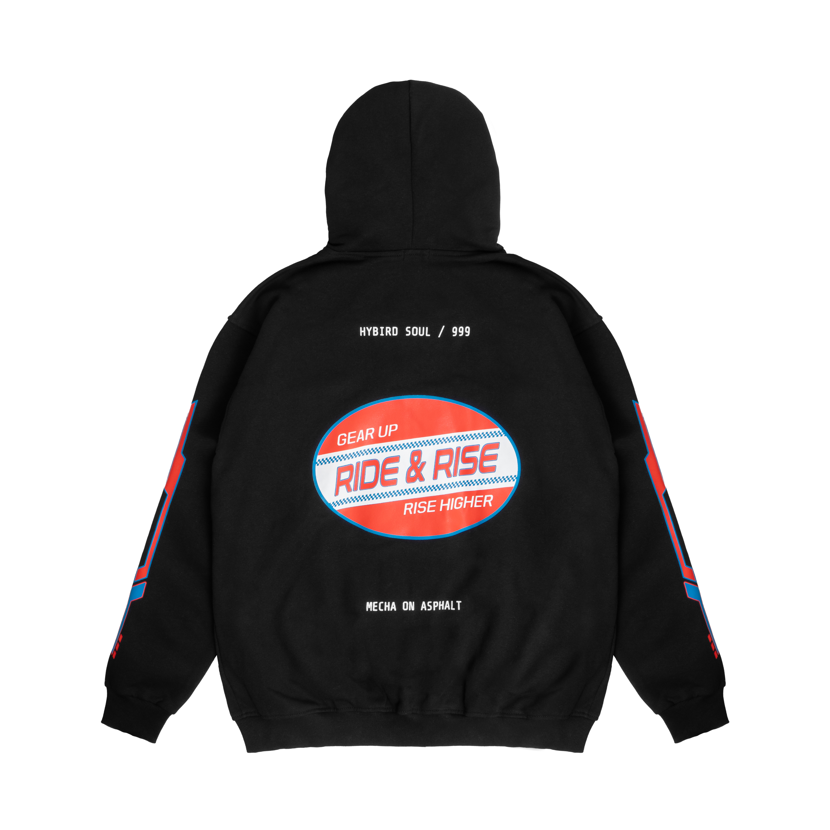 Ride and Rise - Nitra Zip Hoodie Jacket Black 4