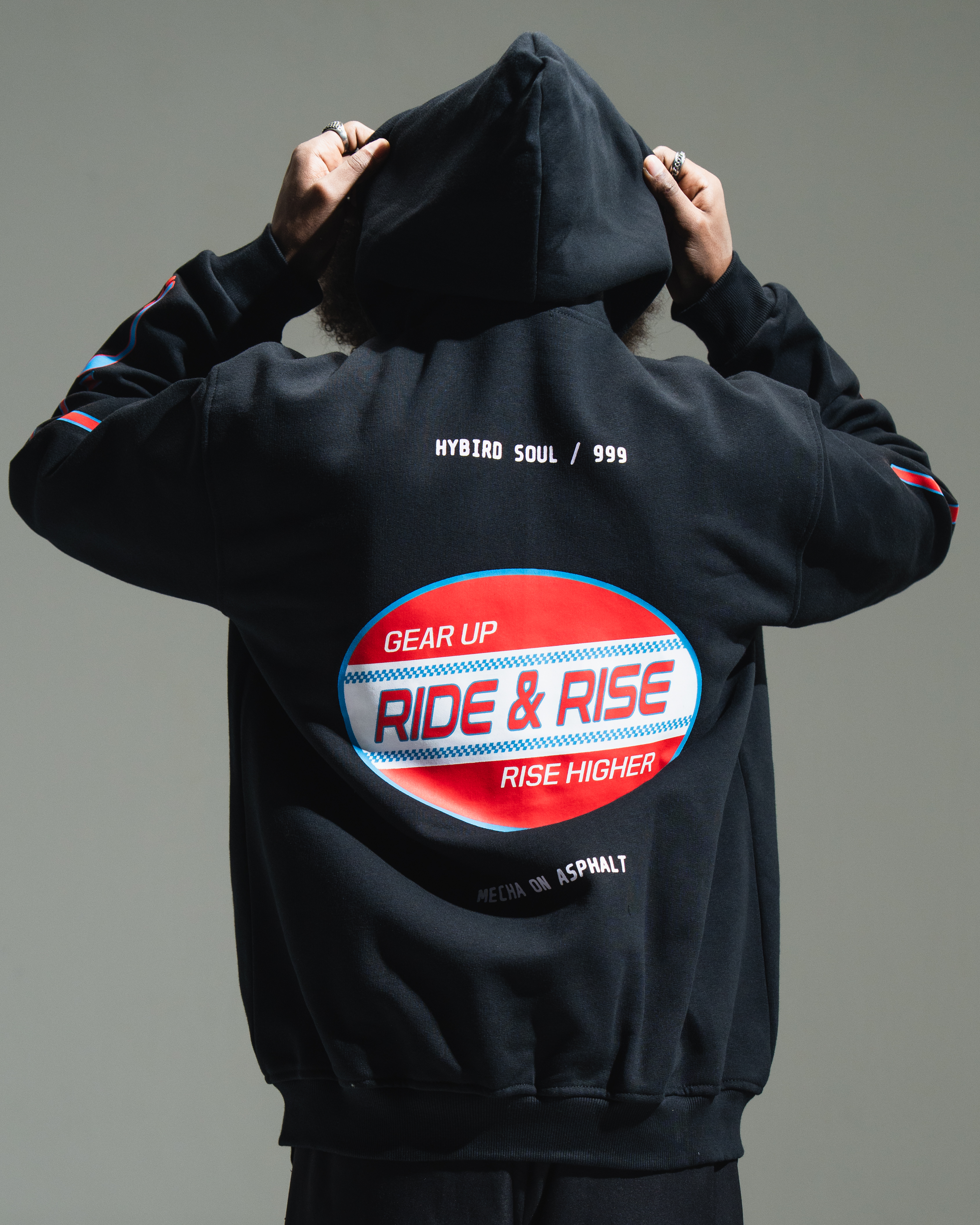 Ride and Rise - Nitra Zip Hoodie Jacket Black 9